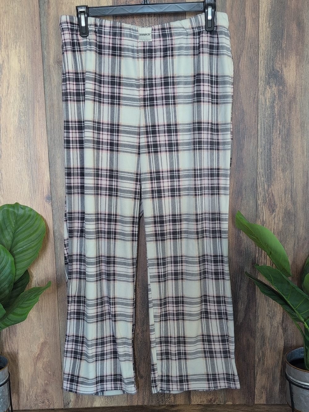 Joyspun Women’s Plaid Lounge Pajama Pants XL         F248